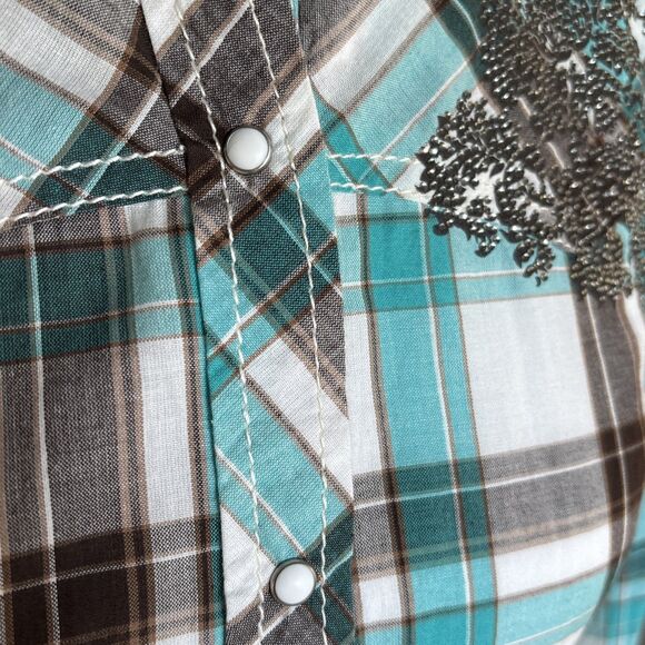 Ariat Cybil Fitted Snap Front Shirt, Size S - Picture 4 of 10